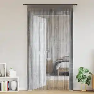 Comparateur de prix : Rideaux à fils 2 pcs anthracite 100x250 cm Vidaxl