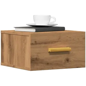 vidaXL Tables de chevet murales 2 pcs chêne artisanal 35x35x20 cm pas cher