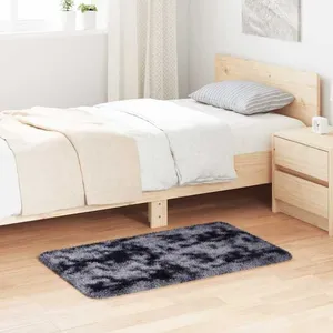 Comparateur de prix : Tapis Shaggy à poils longs navarra gris foncé 60x100 cm Vidaxl