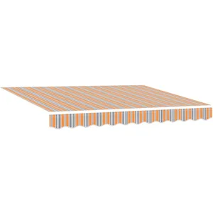 Vidaxl - Auvent Rétractable Multicolore 350 X 250 Cm Tissu pas cher