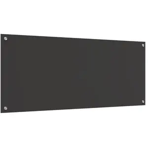 Comparateur de prix : vidaXL Vidaxl Crédence De Cuisine Grise 120x50x0,6 Cm En Verre Trempé