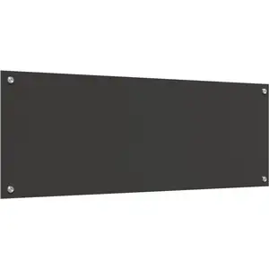 Comparateur de prix : vidaXL Crédence de Cuisine Grise Foncé 110x40x0,6 cm Verre Trempé