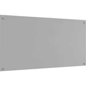 vidaXL Vidaxl Dossier De Cuisine Gris Clair 120x60x0,6 Cm Verre Trempé pas cher