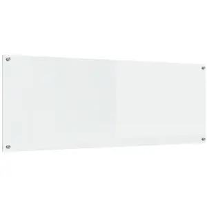 Comparateur de prix : vidaXL Crédence de Cuisine Clear 110x40x0.6 cm en Verre Trempé