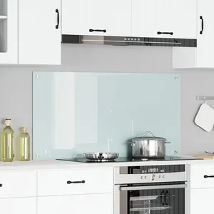 Vidaxl - Crédence de cuisine Blanche 120x60x0,6 cm en Verre trempéVendu parvidaxl
