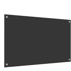 Comparateur de prix : vidaXL Bordure de cuisine  Grise foncée 100x60x0,6 cm en verre trempé