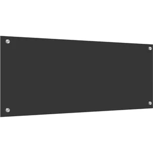 Comparateur de prix : vidaXL dosseret de cuisine  gris foncé 100x40x0,6 cm en verre trempé