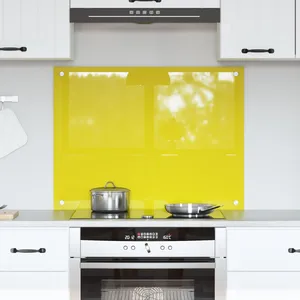 vidaXL Crédence de Cuisine vidaXL Jaune 80x60x0,6 cm en Verre TrempéVendu parvidaxl