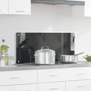Comparateur de prix : vidaXL Protection Murale de Cuisine vidaXL Gris Foncé 90x40x0,6 cm Ver...