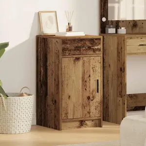 vidaXL Vidaxl Buffet En Vieux Bois 40x41x75 Cm En Bois D'ingénierie pas cher