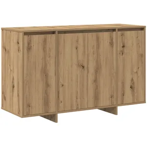 vidaXL Buffet en chêne Fait main bois d'ingénierie 120 x 41 x 75 cm pas cher
