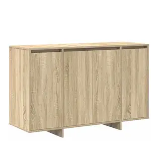 vidaXL Buffet en chêne de Sonoma  Chêne de Sonoma Bois d'ingénierie pas cher