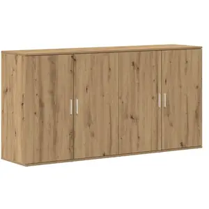 vidaXL Buffet 2 pcs Chêne artisanal 79 x 38 x 80 cm Bois d'ingénierie pas cher