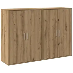 vidaXL Sideboard Chêne Artisan 60 x 31 x 84 cm Matériau dérivé du bois pas cher