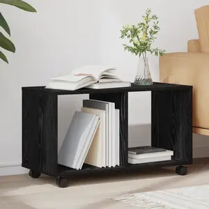 Comparateur de prix : vidaXL Table d'appoint Chêne noir 72 x 33 x 42,5 cm Bois d'ingénierie