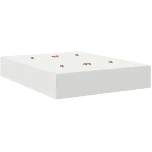 vidaXL Cadre De Lit De Rangement Vidaxl Blanc 140x190 Cm