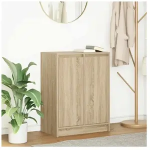 Vidaxl buffet chêne sonoma 57x34x76 cm bois d'ingénierie pas cher