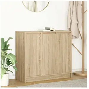 Vidaxl buffet chêne sonoma 85x34x76 cm bois d'ingénierie pas cher