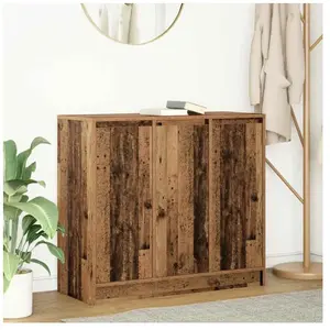 Vidaxl buffet vieux bois 85x34x76 cm bois d'ingénierie pas cher