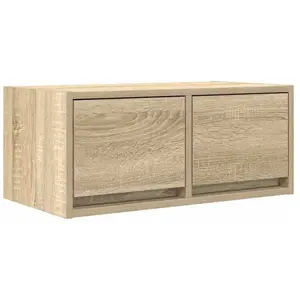 vidaXL Meuble TV chêne sonoma 60x31x25,5 cm bois d'ingénierie pas cher