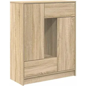 vidaXL Buffet avec tiroirs et portes chêne sonoma 73x31x90 cm