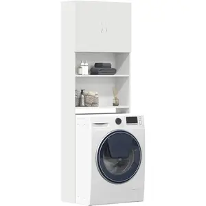 Comparateur de prix : vidaXL Meuble de machine à laver blanc bois d ingénierie