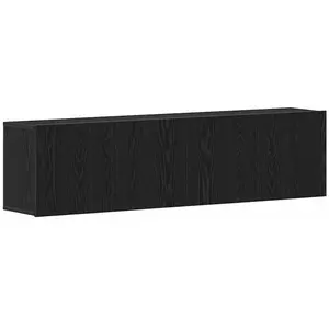 Comparateur de prix : vidaXL Armoires TV 2 pièces Chêne noir 160 x 30 x 41 cm Bois composite