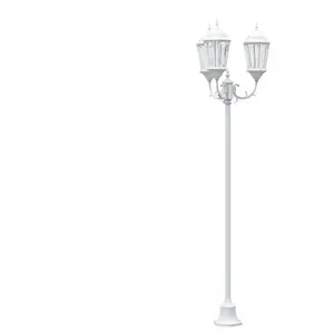 Comparateur de prix : vidaXL Lampadaire De Jardin Vidaxl 3 Lampes E27 Blanc 220 Cm Aluminium