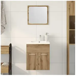 Comparateur de prix : vidaXL Ensemble de meubles salle de bain 2 pcs bois d'ingénierie