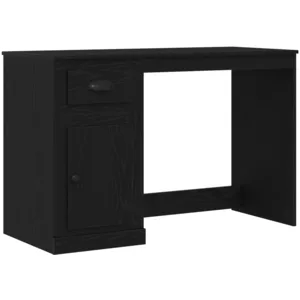 Comparateur de prix : vidaXL Bureau avec porte Chêne noir 50 x 115 x 75 cm Bois d'ingénierie