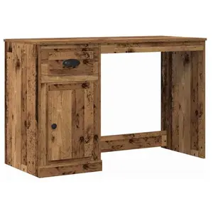 Comparateur de prix : vidaXL Bureau avec porte Vieux bois 50 x 115 x 75 cm Bois composite