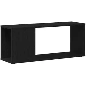 vidaXL Meuble Tv Vidaxl Blanc 80x24x32 Cm En Bois Aggloméré pas cher
