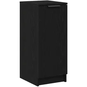 vidaXL Cabinet à chaussures avec étagère Chêne noir 29,5 x 35 x 70 cm