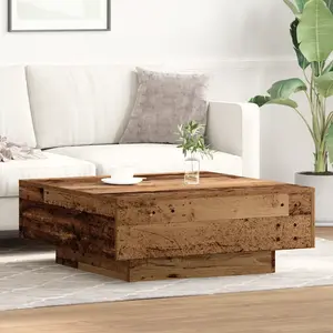 Comparateur de prix : Table Basse Bois Ancien 80 X 80 X 31 Cm Bois D'Ingénierie Vidaxl