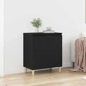 vidaXL Buffet Vidaxl Chêne Noir 60x35x70 Cm En Bois D'ingénierie