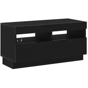 vidaXL Meuble TV Noir 80 x 35 x 40 cm Bois d'ingénierie