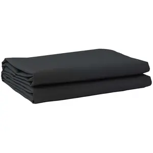 vidaXL Tissu de remplacement de store Noir 10x1.6 m pas cher
