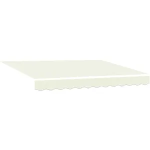 vidaXL Tissu de Remplacement pour Auvent pour Cadre 3.5x2 m Crème pas cher