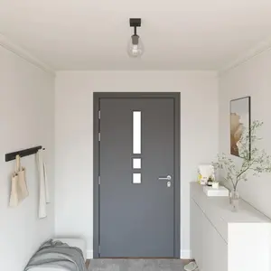 Comparateur de prix : Spot De Plafond Noir 13 X 13 X 26 Cm Verre Et Métal Vidaxl