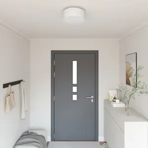 Comparateur de prix : vidaXL Plafonniers vidaXL Blanc Ø 30 cm Tissu E27