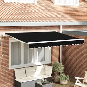 Comparateur de prix : vidaXL Tissu de remplacement pour store de 3x2.5 m noir