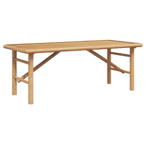 vidaXL Table Basse Vidaxl 110x50x43 Cm En Bambou pas cher