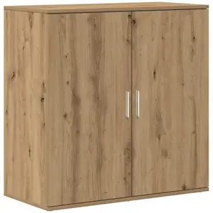 vidaXL Buffet Vidaxl Artisan En Chêne 79x38x80 Cm En Bois D'ingénierie pas cher
