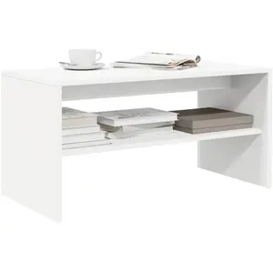Meuble tv Blanc 80 x 40 x 40 cm Aggloméré - Vidaxl pas cher