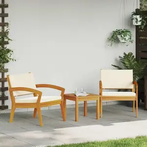 Comparateur de prix : Lot de 2 chaise Vidaxl en bois massif non pliable H. 72.5 cm exterieur