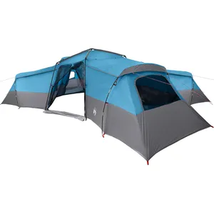 vidaXL Tente Bleu Large Polyester pas cher