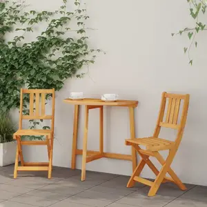 Comparateur de prix : vidaXL Chaises de jardin  2 pcs 36x46x85 cm Bois massif Acacia