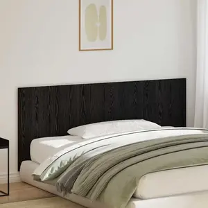 Comparateur de prix : Vidaxl cabeça de cama  chêne noir 200x1,5x80 cm bois d'ingénierie