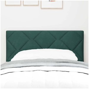 Tête De Lit Led Géométrique Vert Foncé 80 Cm Velours Vidaxl pas cher