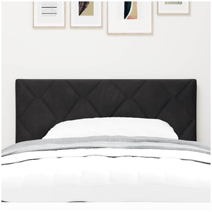 vidaXL Tête de lit LED Noir 100 cm Revêtement en tissu pas cher